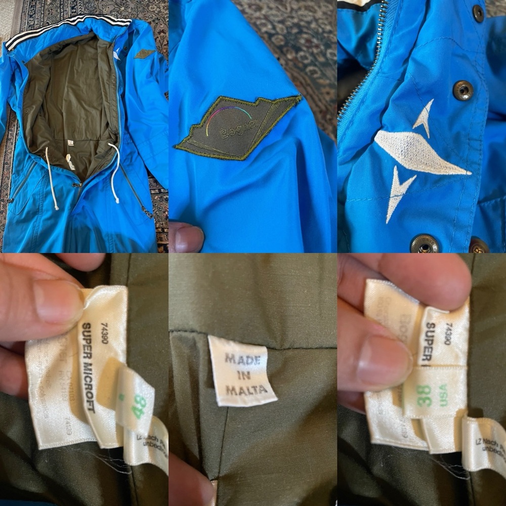 Vintage 80s/90s blue one-piece ski snowboarding 🏂 suit ❄️⛷️Bogner Mens 38 - Picture 6 of 17